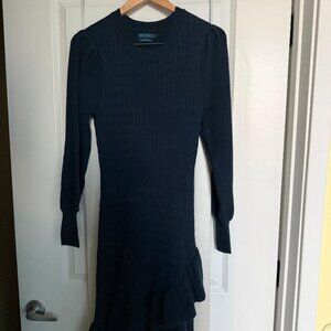 Biltmore Dark Blue Sweater Dress NWOT